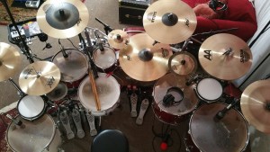 Drumset Studio recording in Syracuse, NY