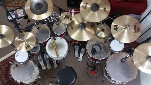 Studio Drum Lessons Drumset and sheet music
