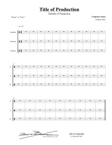 drumline staff template sheet music