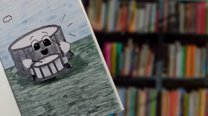 drummy drum joins marchy band interior no text