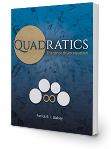 Quadratics drumline book tenor drum instructional book