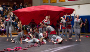 CNS Northstars winterguard