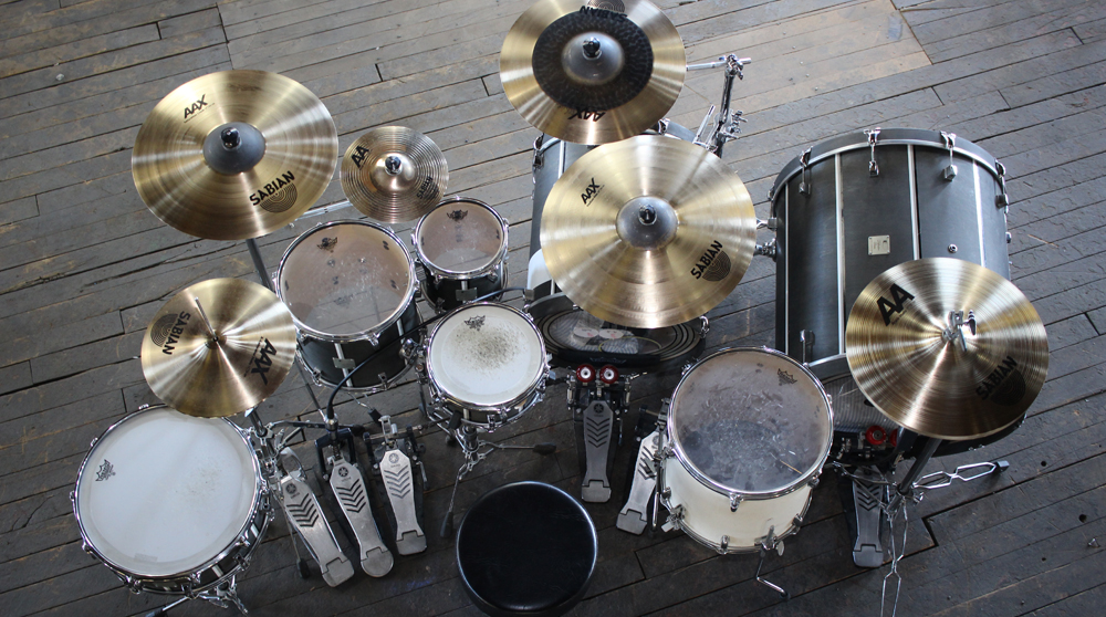 Patrick Blakley custom drum set