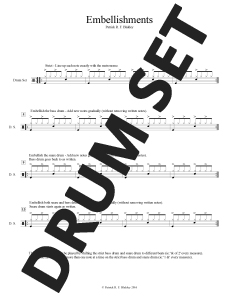 Free Drumset exercises