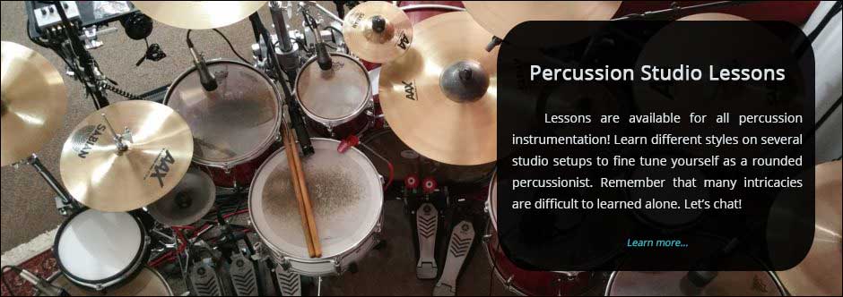 Drumset Lessons banner
