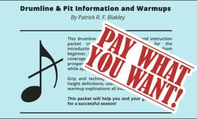 Pay what you want for the drumline music packet!