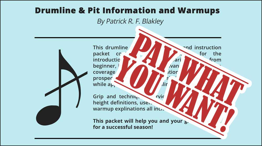 Pay what you want for the pit music packet!