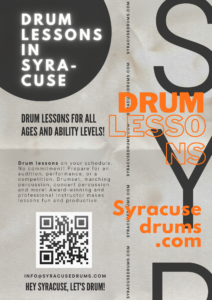 drum set lesson flyer #2