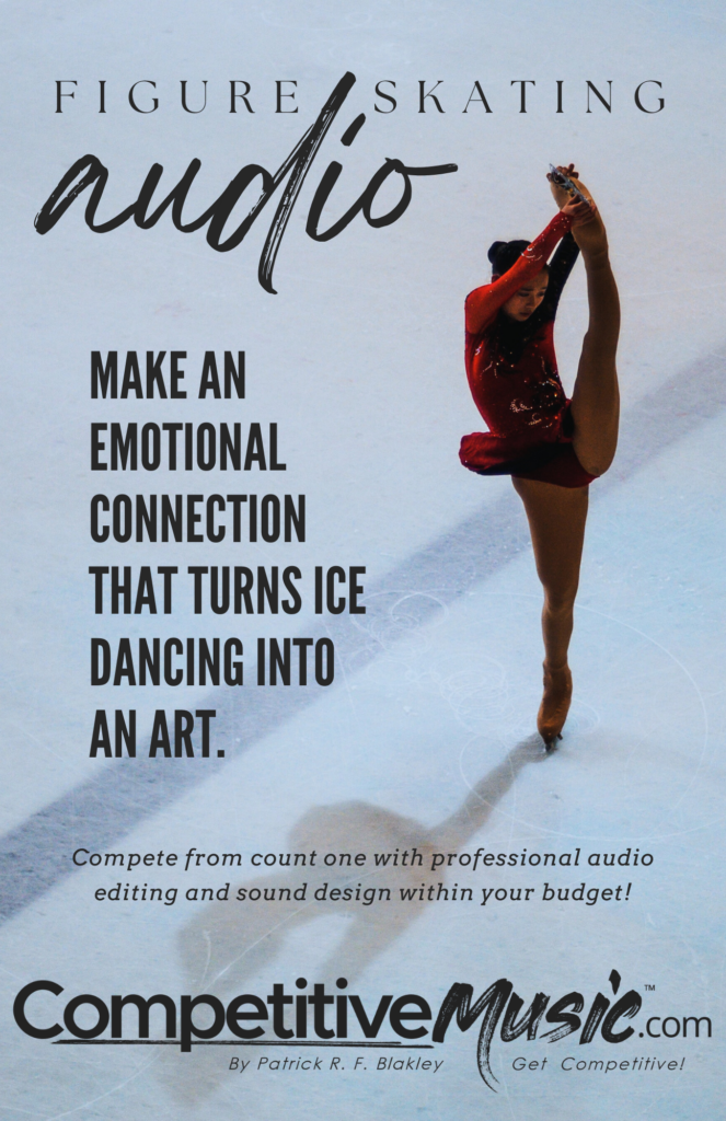 Figure skating music editing flyer