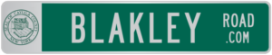 Blakley Road Street Sign Logo