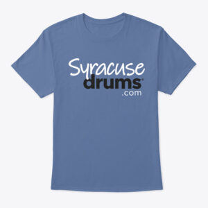 Drummer apparel syracusedrums logo shirt