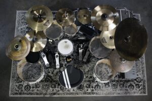 Time Machine Drumset Overhead View