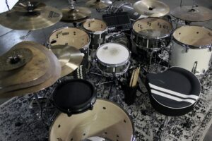 Time Machine drumset drum view