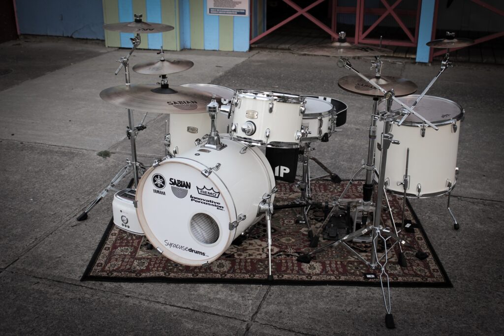 White Noise Drumset Front
