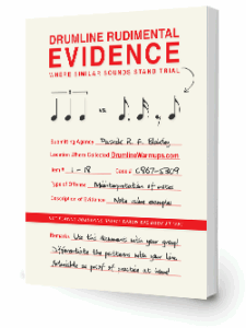 Drumline Rudimental Evidence Book Cover